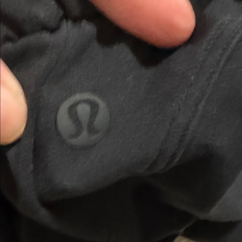 Lululemon Stretch High-Rise Jogger Black Drawstring Pockets Workout Gym-2